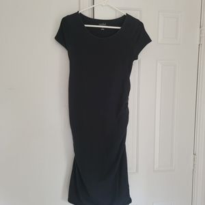 Isabel Maternity Black Dress